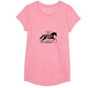 Este es mi Segundo Jinete experimentado en el Rodeo Camiseta, Niñas, Rosado, XS