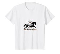 Este es mi Segundo Jinete experimentado en el Rodeo Camiseta, Niños, Blanco, 8 años