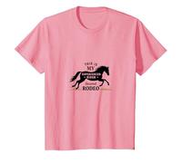 Este es mi Segundo Jinete experimentado en el Rodeo Camiseta, Niños, Rosado, 2 años