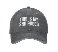 Este Es Mi Segundo Rodeo Unisex Gorra De Béisbol Vintage Gorras Vaquera Suave Gorras Hip Hop para Senderismo Verano Deporte