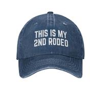 Este Es Mi Segundo Rodeo Unisex Gorras Hip Hop Secado Rápido Gorra Trucker Clásico Gorra De Béisbol para Running Golf Verano