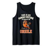 Este es mi Traje Humano Soy Realmente un Oriole Camiseta sin Mangas