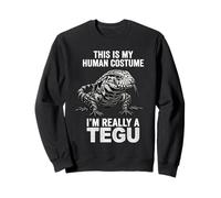 Este es mi Traje Humano Soy Realmente un tegu Sudadera