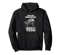 Este es mi Traje Humano Soy Realmente un tegu Sudadera con Capucha