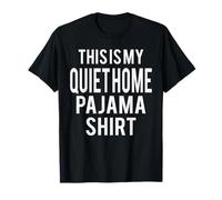 Este es mi Tranquilo hogar Pijama Divertido Disfraz Perezoso Camiseta