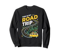 Este es mi Viaje por Carretera, Vintage, Retro, de Aventura Sudadera