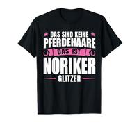 Este es Noriker Glitter Noriker Caballo Camiseta