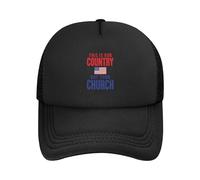 Este es Nuestro país, no tu Iglesia. Gorra de Camionero con separación de la Iglesia y el Estado Estadounidense para Hom