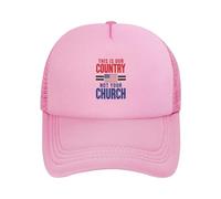 Este es Nuestro país, no tu Iglesia. Gorra de Camionero con separación de la Iglesia y el Estado Estadounidense para Hom