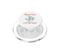 Este es Realmente mi Primer Rodeo Vaquero Montando Rodeo Divertido PopSockets PopGrip para MagSafe