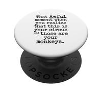 Este Es Tu Circo Esos Son Tus Monos Caos En El Lugar De PopSockets PopGrip Adhesivo