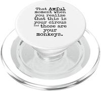 Este Es Tu Circo Esos Son Tus Monos Caos En El Lugar De PopSockets PopGrip para MagSafe