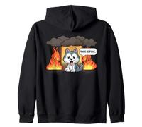 Este es un Buen Meme Divertido, Lindo, habitación para Perros Kawaii en Llamas Sudadera con Capucha