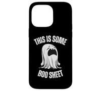 Este es un divertido fantasma de Halloween de Boo Sheet para hombre y mujer Carcasa para iPhone 14 Pro Max