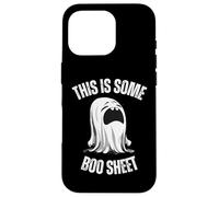 Este es un divertido fantasma de Halloween de Boo Sheet para hombre y mujer Carcasa para iPhone 16 Pro