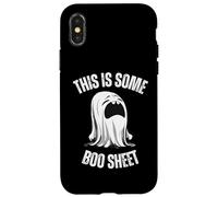 Este es un divertido fantasma de Halloween de Boo Sheet para hombre y mujer Carcasa para iPhone X/XS