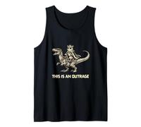 Este es un indignación Divertido Dinosaurio Gen Z Raunchy Meme Cringe Camiseta sin Mangas