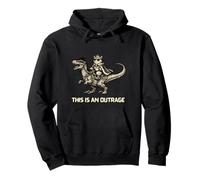 Este es un indignación Divertido Dinosaurio Gen Z Raunchy Meme Cringe Sudadera con Capucha