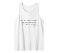 "Este es un momento moral". Senador Cory Booker Quote Meme Camiseta sin Mangas