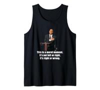 "Este es un momento moral". Senador Cory Booker Quote Meme Camiseta sin Mangas