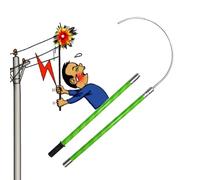 Este Gancho de Rescate Aislado, con Cuerpo Desmontable no Conductor, es Ideal para el Mantenimiento de vehículos en centrales eléctricas y fábricas.