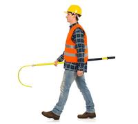 Este Gancho de Rescate de Seguridad, Gancho de Rescate de Alto Voltaje con Poste Aislado de 3 a 10 pies, Herramienta de Seguridad Anti-electrocución Ligera para emergencias eléctricas, Equip