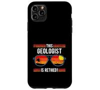 Este geólogo es un diseño de Gafas de Sol de Estilo Retro Jubilado Carcasa para iPhone 11 Pro MAX