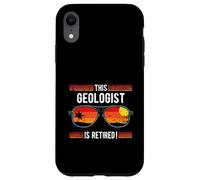 Este geólogo es un diseño de Gafas de Sol de Estilo Retro Jubilado Carcasa para iPhone XR