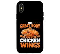 Este Gran Cuerpo fue Creado por alas de Pollo Carcasa para iPhone X/XS