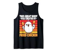 Este Gran Cuerpo fue Creado por Pollo Frito Camiseta sin Mangas