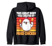 Este Gran Cuerpo fue Creado por Pollo Frito Sudadera con Capucha
