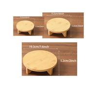 Este juego de 3 piezas de diseño minimalista, fabricado en bambú y madera, es ideal para plantar plantas