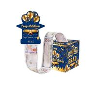 Este juego de cuerda sorpresa de graduación completo con una cartera integrada es la elección perfecta para celebraciones de fiesta de graduación. 062042
