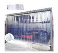 Este Kit de Cortina de Tiras de PVC para Puerta de Garaje es Impermeable, Protege del Viento, es Aislante, de fácil instalación, Flexible, energéticamente eficiente y Reduce el Ruido.