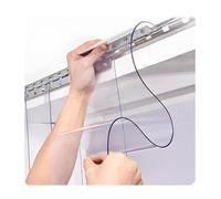 Este Kit de Cortina de Tiras de PVC para Puertas - Cortina térmica de Vinilo Transparente Resistente al Viento para almacenes, fábricas, supermercados y cámaras frigoríficas (75 x 200 cm / 2
