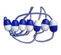 Este Kit de flotadores de Cuerda divisoria de carriles de Seguridad para Piscinas de 32,8 pies es Ideal para Piscinas, gimnasios Escolares y Carreras de natación al Aire Libre. Incluye Equip