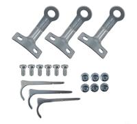 Este kit de montaje de calentador de patio cuenta con una base resistente para una mayor estabilidad y seguridad, y es adecuado para patios y terrazas al aire libre sin la necesidad de contrapesos