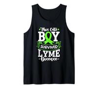 este lindo niño sobrevivió a la enfermedad de Lyme Diseño Camiseta sin Mangas