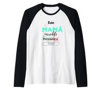 Este MAMÁ Increible Pertenece a Hugo Regalo de cumpleaños Camiseta Manga Raglan
