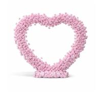 Este Marco de Arco de Boda de Metal con Forma de corazón, Soporte para Fondo de corazón de Amor, Estante Floral para Bodas, Ceremonias de San Valentín, decoración de jardín al Aire Libre