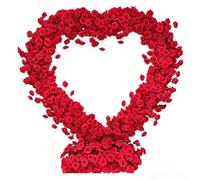 Este Marco de Arco de Boda de Metal con Forma de corazón, Soporte para Fondo de corazón de Amor, Estante Floral para Bodas, Ceremonias de San Valentín, decoración de jardín al Aire Libre