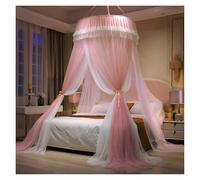 Este Marco de Cama con Dosel, mosquitera para Cama, Dosel de Cama de Princesa, Red de Encaje, decoración de Cama, Tienda Colgante Redonda, cúpula, Cortina de Cama para Dormitorio de Mujeres