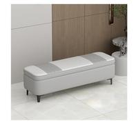 Este Moderno Banco otomano con Almacenamiento y Patas de Metal es Ideal para el Dormitorio, la Entrada, el pie de la Cama o Cualquier Otro Lugar. Es un Mueble Elegante y práctico.
