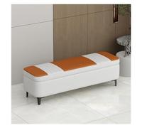 Este Moderno Banco otomano con Patas de Metal es Ideal para el Dormitorio, la Entrada, el pie de la Cama o Cualquier Otro Lugar.