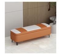 Este Moderno Banco otomano con Patas de Metal es Ideal para el Dormitorio, la Entrada, el pie de la Cama o Cualquier Otro Lugar.