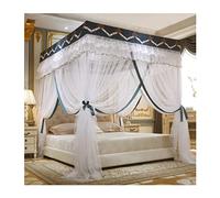 Este mosquitero con Dosel para Cama Individual, matrimonial o King Size, cubrecama Decorativo para Dormitorio, Cortina de Cama con Parte Superior y Soporte (Color: 5#, Tamaño: 180 x 200 cm /