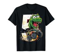 Este niño de 5 años gobierna el Camino - Dino Monster Truck Camiseta