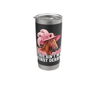 Este no es mi primer amante ecuestre de carreras de caballos Derby Vaso térmico de acero inoxidable de doble pared