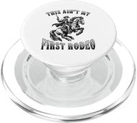 Este no es mi Primer Rodeo Cowboy Howdy Wild West Horseback PopSockets PopGrip para MagSafe