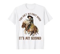 Este no es mi primer rodeo, es mi segundo vaquero de segundo cumpleaños Camiseta
